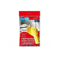 CLEAR LINE Перчатки хозяйственные с хлопковым напылением размер ХL