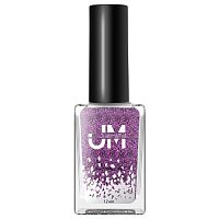Лак для ногтей с блестками JEANMISHEL тон 410 Блестки фиолетовые 12мл