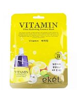 EKEL Маска для лица тканевая VITAMIN 25г