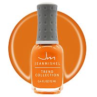 Лак для ногтей JEANMISHEL Trend тон 329 супер яркий оранж диско 12мл