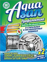 Аквасан Средство для удаления накипи в стиральны и посудомоечных машинах Профилактика кор 400 гр 20ш