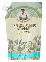 Рецепты бабушки Агафьи /Травы и сборы Агафьи Мыло жидкое Черное 500мл Дой-пак
