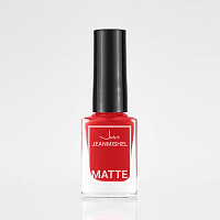 Лак для ногтей JEANMISHEL Matte effect матовый тон 150 красный кардинал 6мл