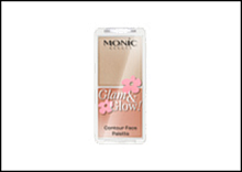 MONIC BEAUTY Контуринг Glam&Glow! Contour Face Palette 01 Passionate хайлайтер+румяна
