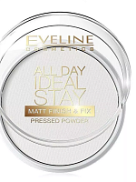 ПУДРА All Day Ideal Stay Матирующе-укрепляющая для лица №60 WHITE 3шт/упак