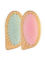 Расчёска 293001 Wing, дерево, цветная подушка