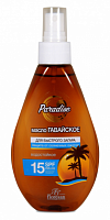Пальмовый Рай арт253 Масло для быстрого загара Гавайское SPF 15 160 мл