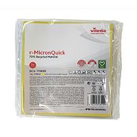 Салфетка из микроволокна МикронКвик VILEDA, 38х40см, 5шт/уп, желтый	31-1608/арт 170638 	