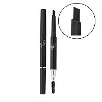 карандаш ES-412 black д/бровей автоматический с щеточкой *6шт
