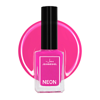 Лак для дизайна ногтей JEANMISHEL NEON тон 395 Deep pink 6мл