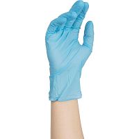 Перчатки mediOk нитриловые (Blue Sail) смотровые, цвет Голубой, р XL (50пар)										