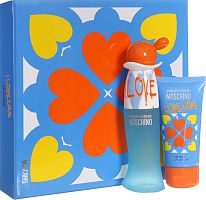 МОСКИНО НАБОР женский I love love (30ML EDT + 50ML B/L) [M] 