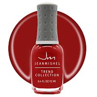 Лак для ногтей JEANMISHEL Trend тон 245 красный матовый 12мл