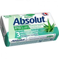 Мыло туалетное Absolut FitoGuard алоэ 90 г 72шт/кор