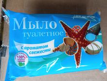 Мыло туалетное с ароматом свежести 100г 100шт/кор ШИХ