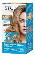 Стойкая краска для волос FASHION COLOR Студио Профешнл 8.7 Песочный светло-русый 50/50/15 мл