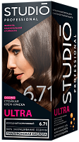 Ультра Стойкая крем-краска 6,71 холодный коричневый Профешенл 12шт/кор 50410