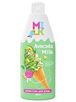 Гель-крем д/душа Молоко и Авокадо 500мл 6шт/кор Милк
