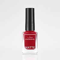 Лак для ногтей JEANMISHEL Matte effect матовый тон 396 яркий рубин 6мл