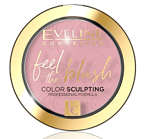 EVELINE Румяна для лица FEEL THE BLUSH 01-PEONY