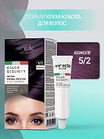 Стойкая краска для волос MIRADA " Color Security" божоле 5.2 24шт/кор