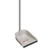 Совок пластиковый с высокой ручкой VILEDA, серый*12 31-0118 арт 146349 