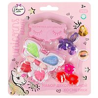 Милая леди Косметика ДЛЯ ДЕВОЧЕК набор косметики: тени для век, заколки, резинка арт ST0080967C-UNI-