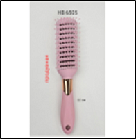 Расческа 6505 Массажка продувная с пластик.зубьями материал soft touch 22 см