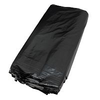 Мешки для мусора 120л (70х110*60мкм)Ромашка(50шт/пач150шт/меш)черные ВП-014								