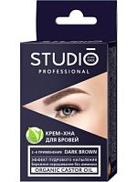 Крем-хна Профешнл для бровей Темно-коричневая 2х5 мл 12шт/кор 53442